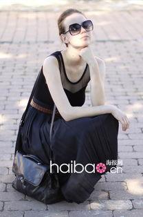 夏天欧美拍照裙子图片